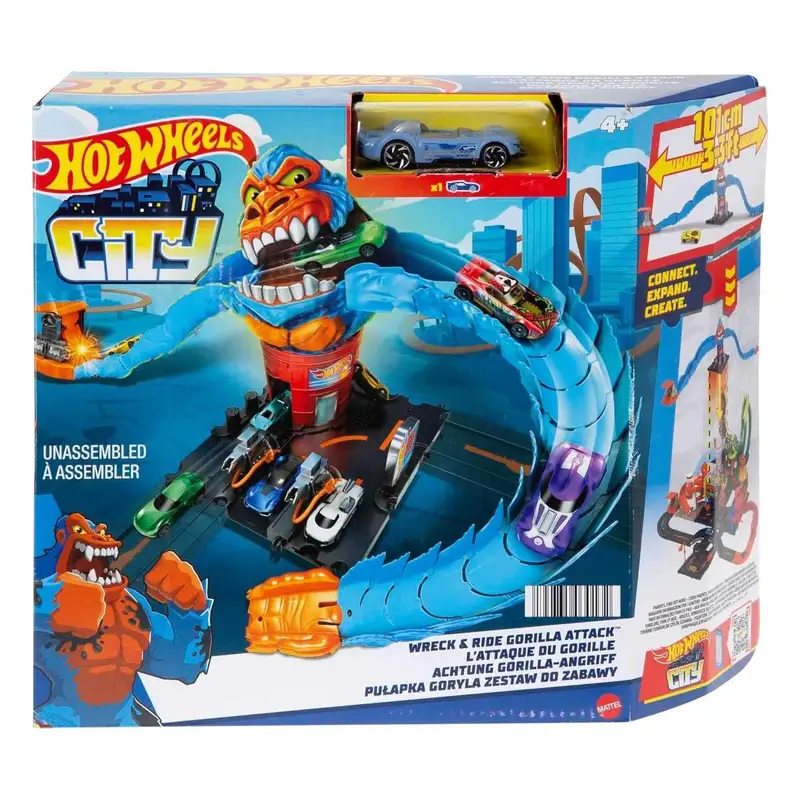 Mattel Hot Wheels Hdr30 Pista Nemesis Gorila