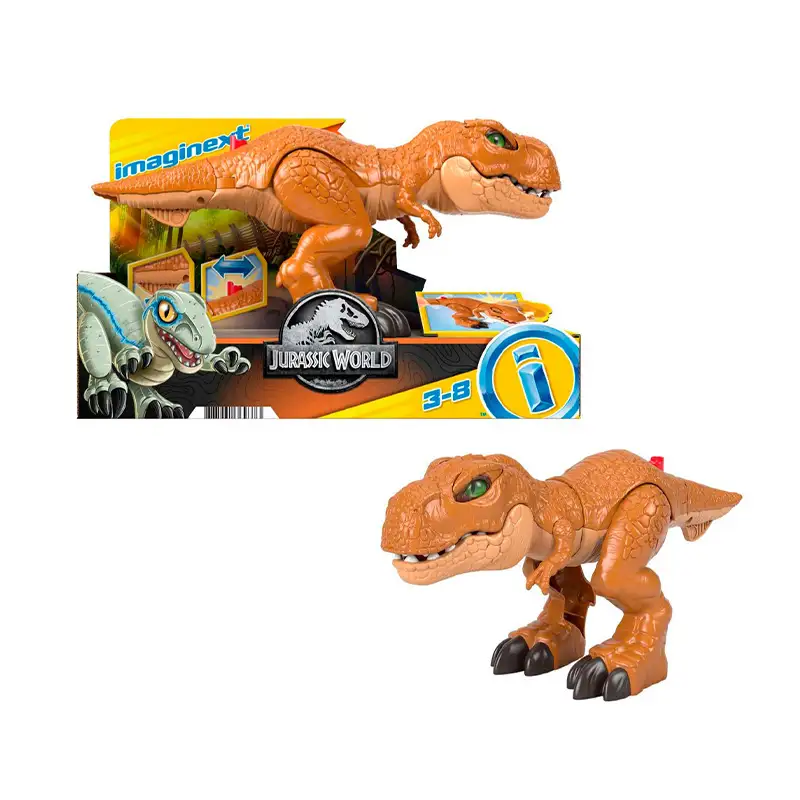 Mattel Imaginext Hfc04 Jurassic World Figura T-Rex Acción De Combate