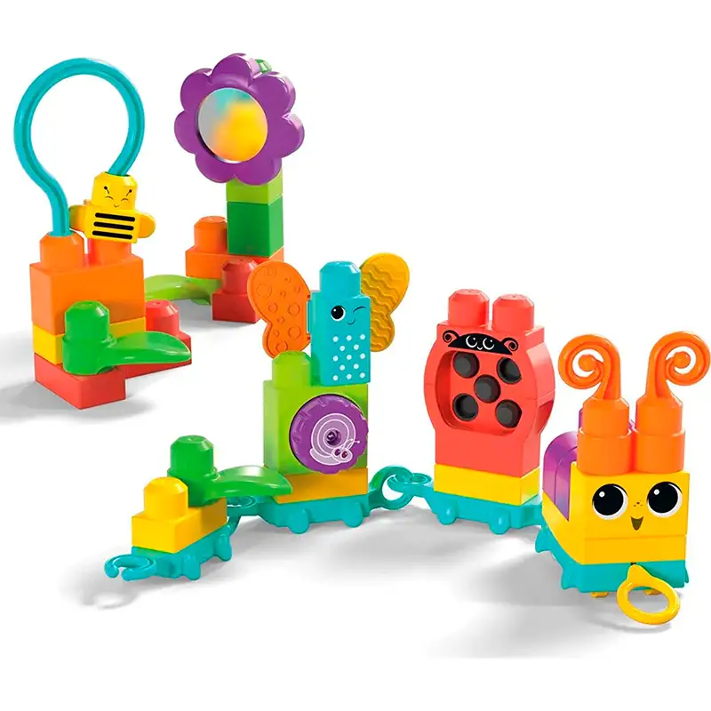 Mattel Fisher Price Hkn44 Mega Bloks Oruguita Bailadora