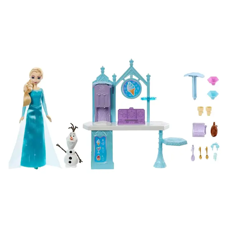 Mattel Disney Hmj48 Frozen Elsa & Olaf'S Set De Helados