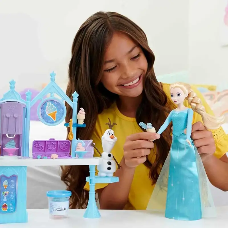 Mattel Disney Hmj48 Frozen Elsa & Olaf'S Set De Helados