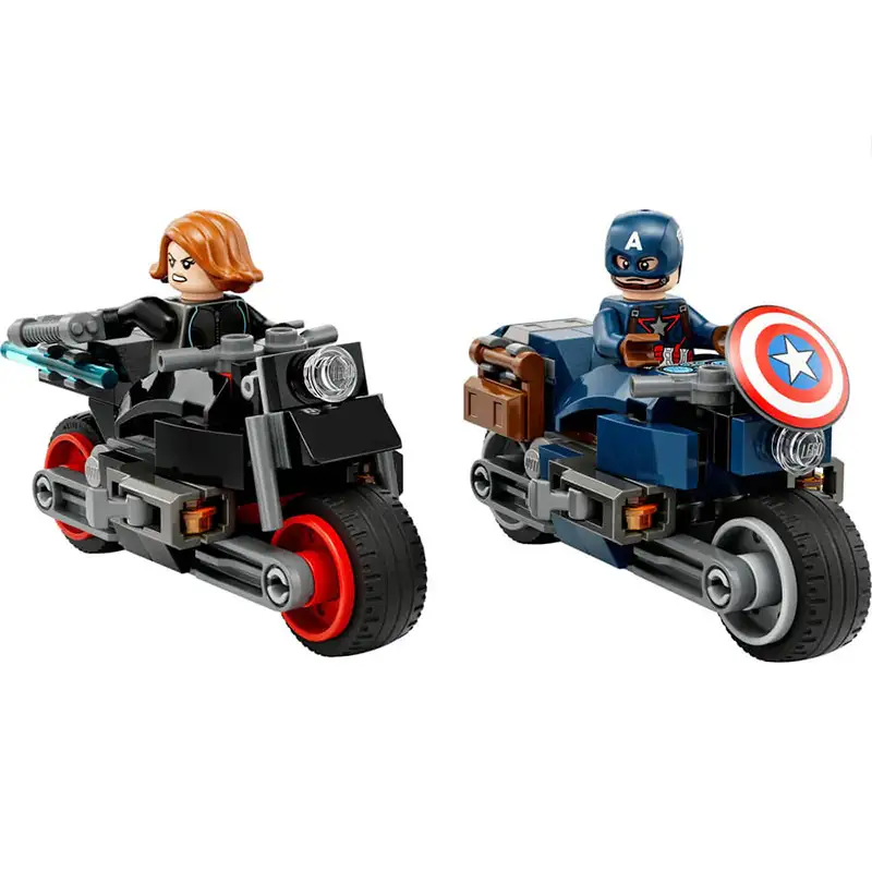 Lego Marvel 76260 Motos De Viuda Negra Y El Capitán América