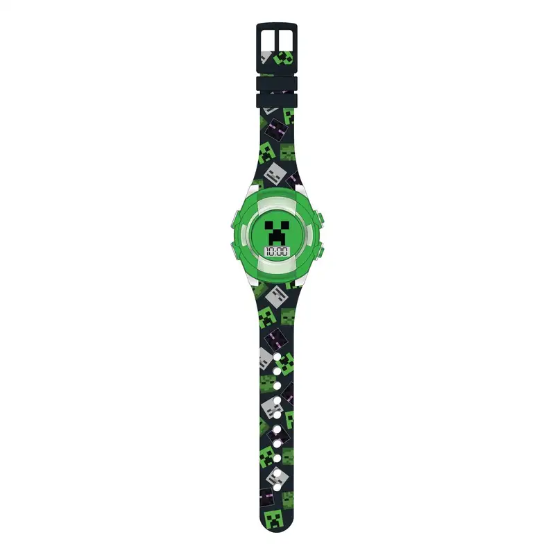 Boing Toys Minecraft Min4228 Reloj Parpadeante Lcd Verde & Negro