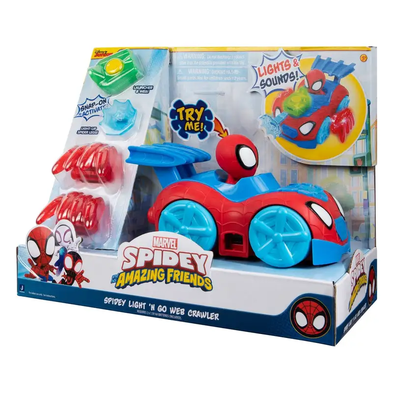 Boing Toys Marvel Spidey Snf0201 Vehiculo De Lujo Go Web Crawler