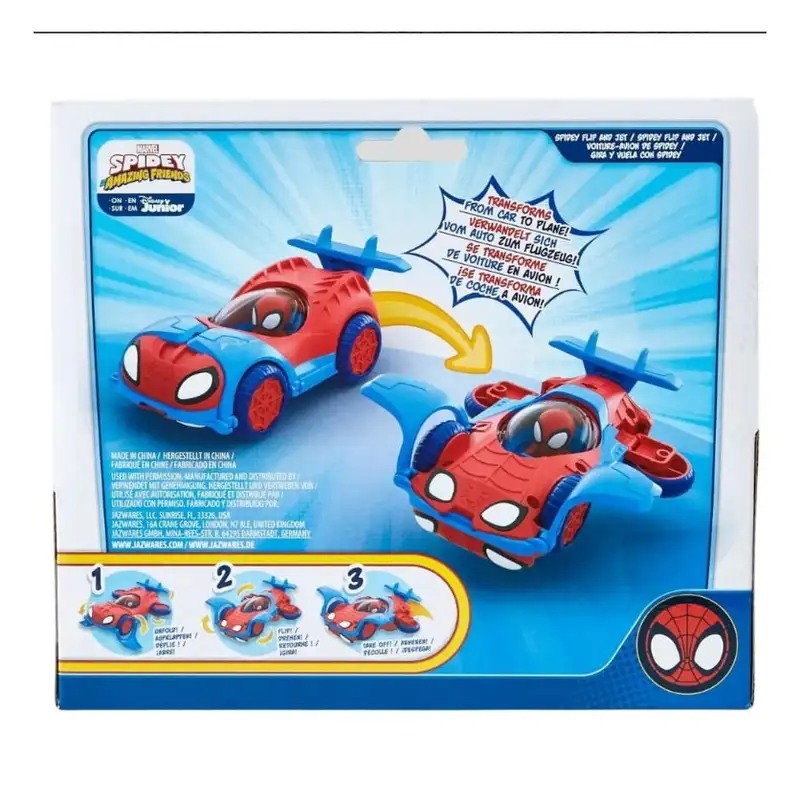 Boing Toys Marvel Spidey Snf0080 Vehiculo Interactivo Giros