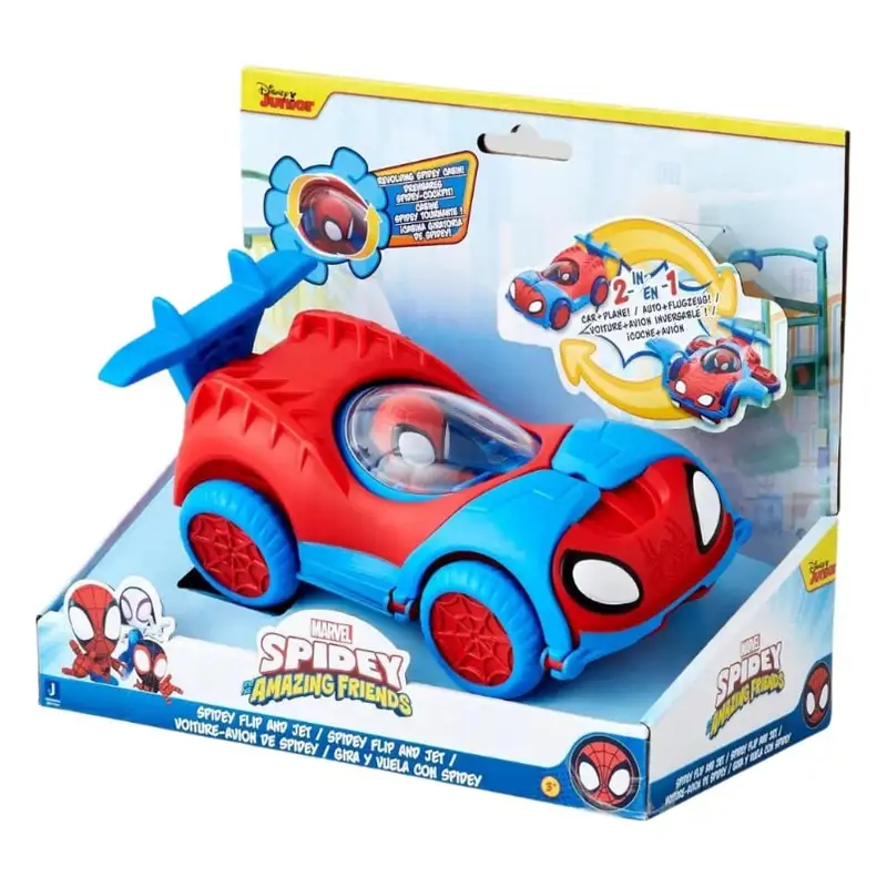 Boing Toys Marvel Spidey Snf0080 Vehiculo Interactivo Giros