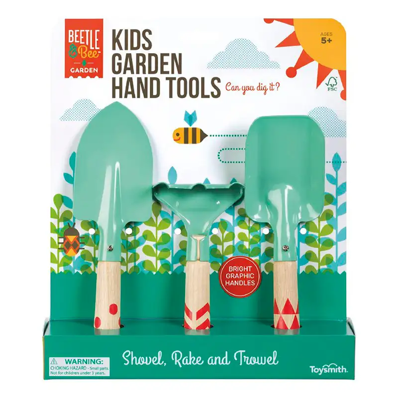 Toysmith Garden 22965 Set De Herramientas Para Jardín Beetle & Bee