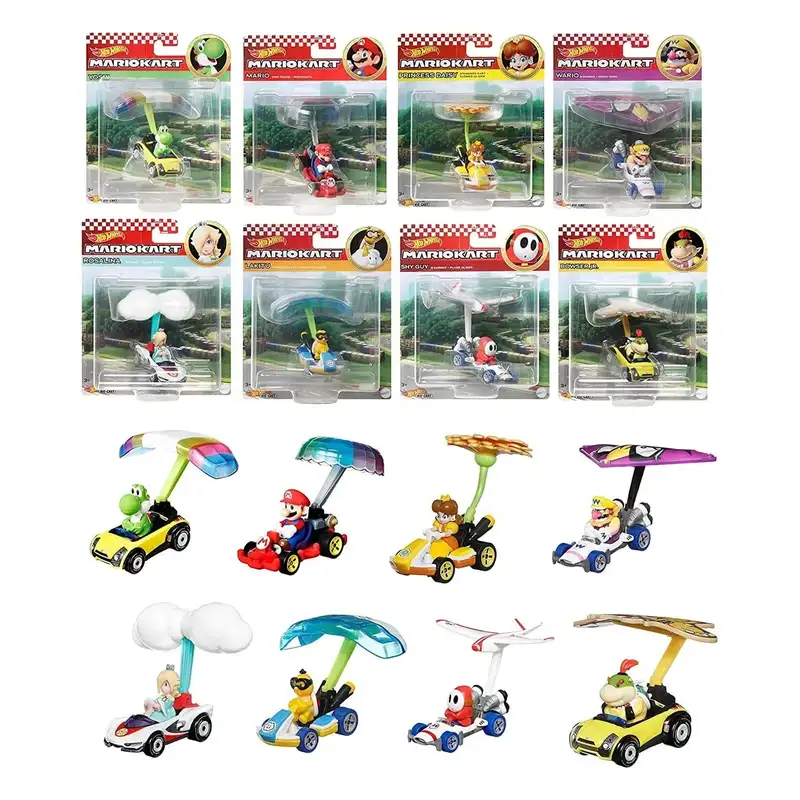 Mattel Hot Wheels Gvd30 Vehiculo Con Parapente Mario Kart Surtido