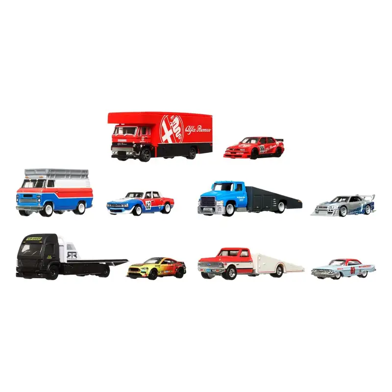 Mattel Hot Wheels Flf56 Coleccion De Vehiculos Team Transport