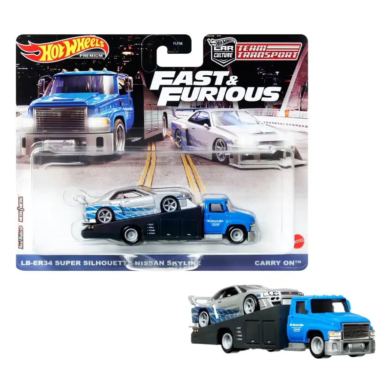 Mattel Hot Wheels Flf56 Coleccion De Vehiculos Team Transport