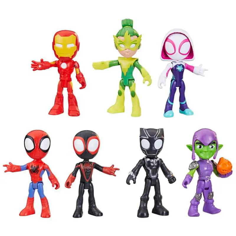 Hasbro Marvel F8144 Figura Spider Amazing Friends Serie 4