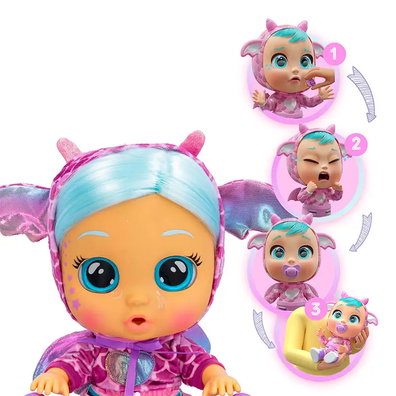 Boing Toys Cry Babies Dreessy 904132 Bebe Llorona Fantasy Surtido 3