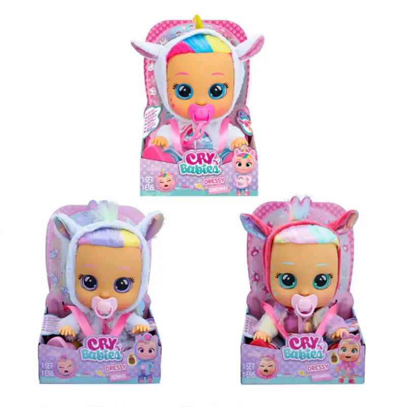 Boing Toys Cry Babies Dreessy 904132 Bebe Llorona Fantasy Surtido 3
