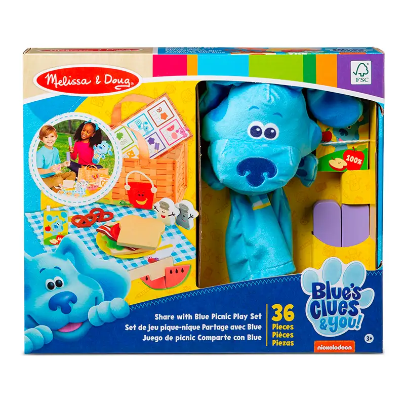 Boing Toys Blues Clues 33044 Set Juego De Picnic