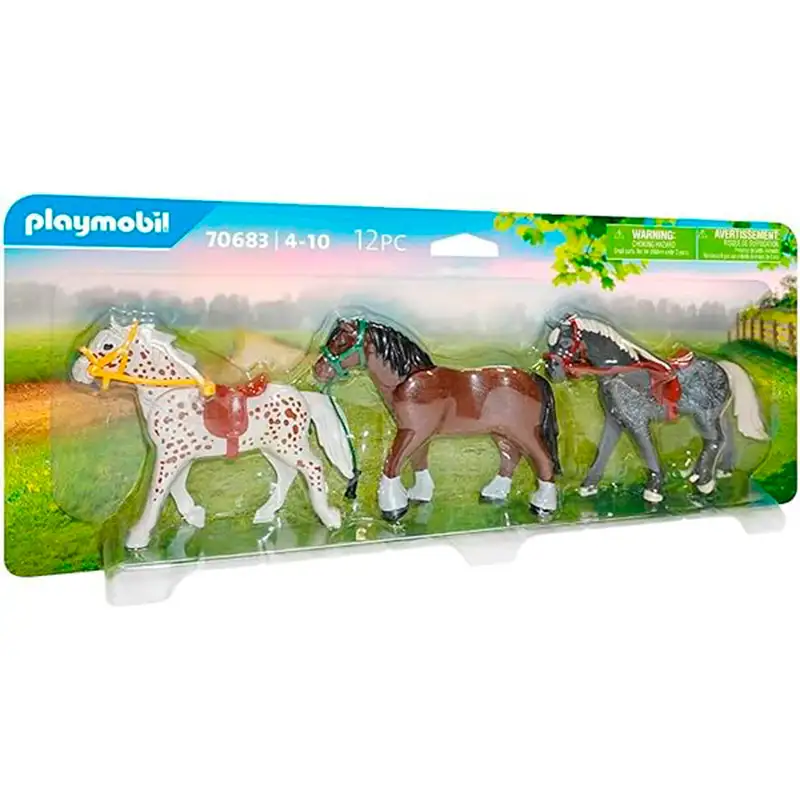 Playmobil 709993 Trío De Caballos