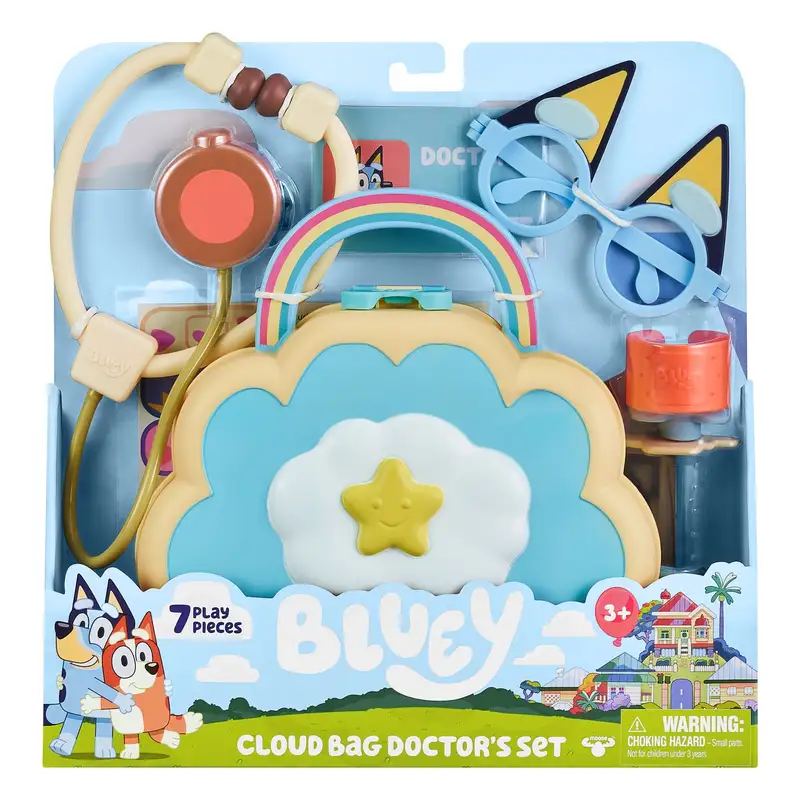 Moose Bluey 13095 Set Maleta Nube De Doctor S7