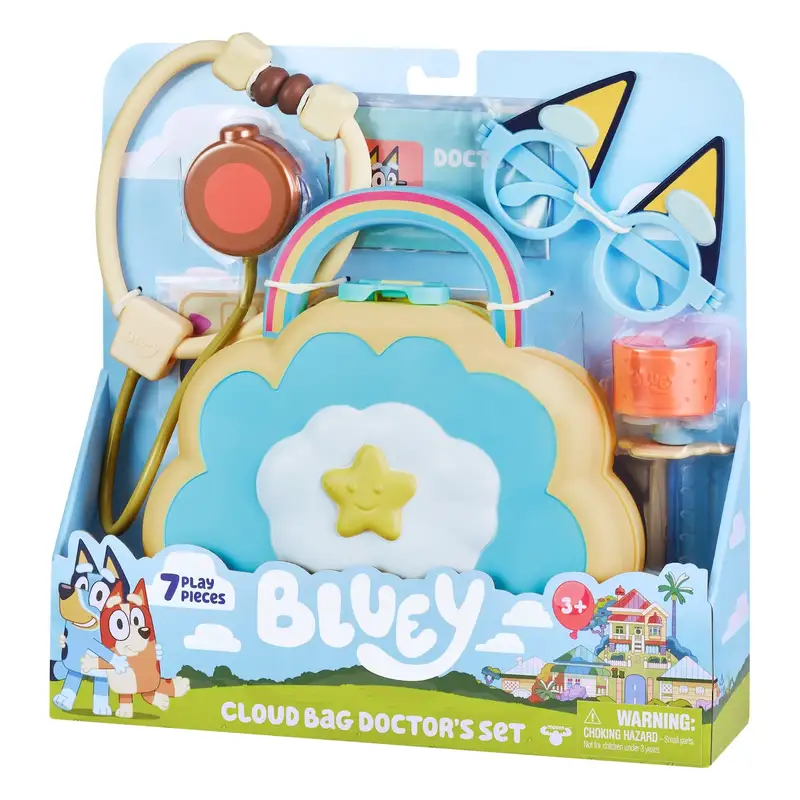Moose Bluey 13095 Set Maleta Nube De Doctor S7