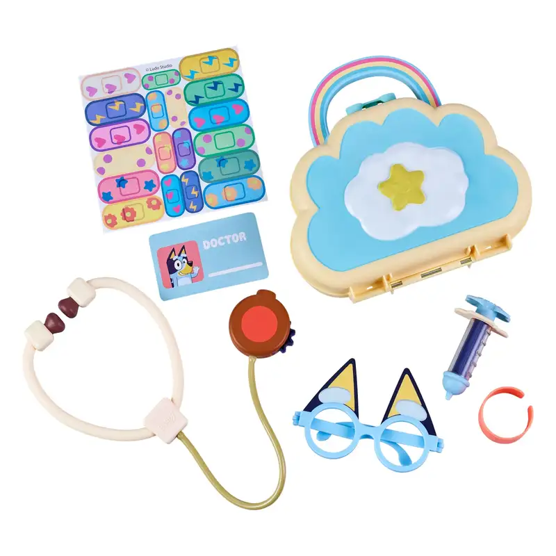 Moose Bluey 13095 Set Maleta Nube De Doctor S7