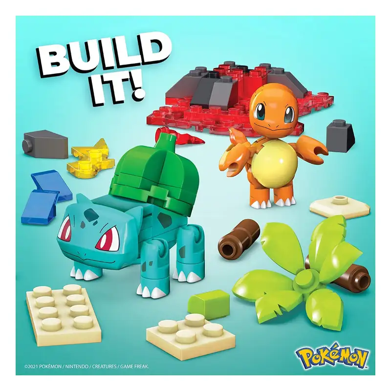Mattel Mega Construx Hfg05 Pokémon Set Equipo De Kanto