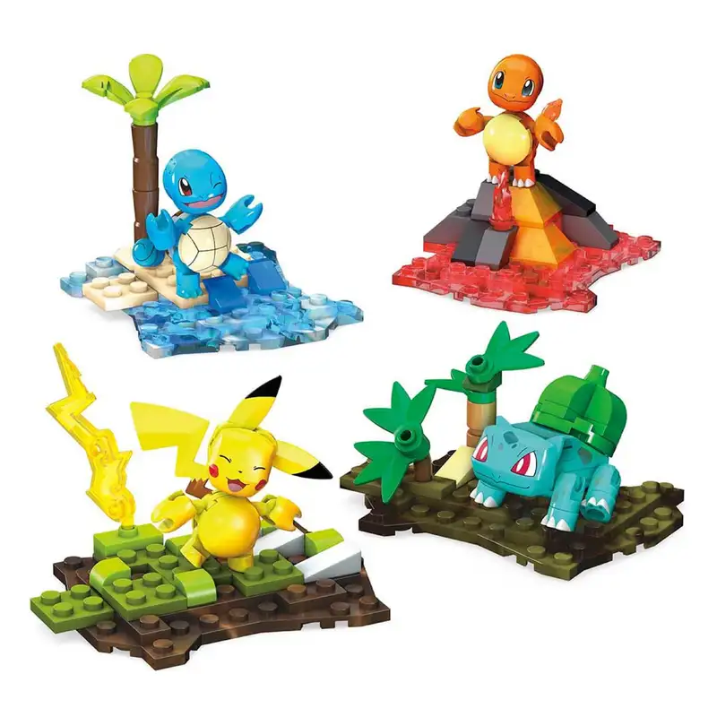 Mattel Mega Construx Hfg05 Pokémon Set Equipo De Kanto