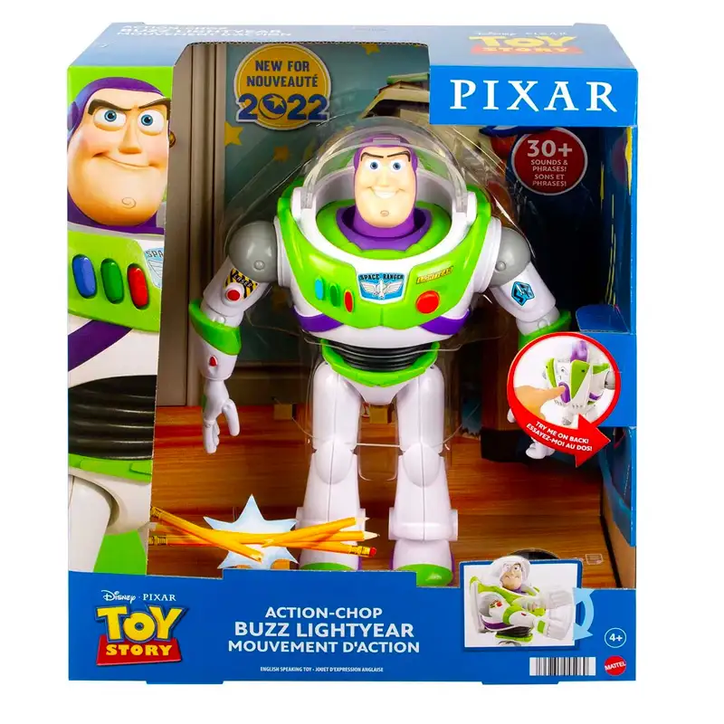 Mattel Toy Story Hjb40 Figura Buzz Lightyear Con Movimiento 12Plg