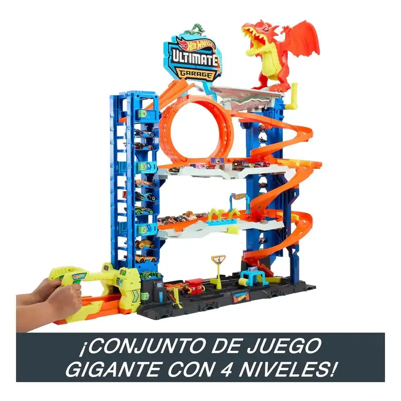 Mattel Hot Wheels Hkx48 Super Garage Hot Wheels