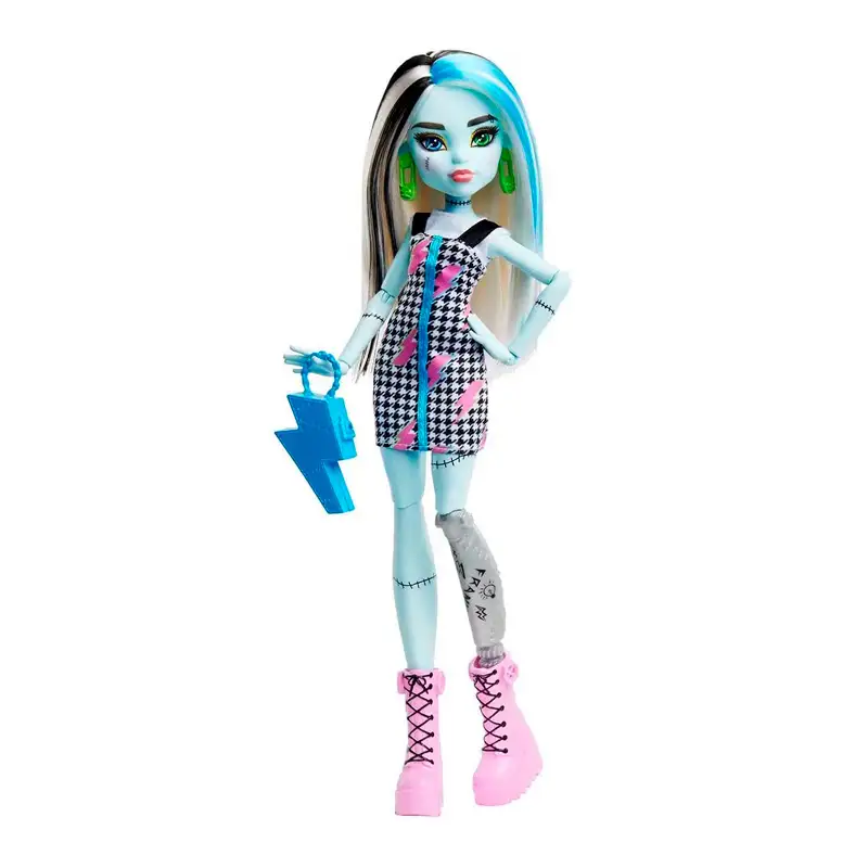 Mattel Monster High Hky76 Muñeca Frankie Articulada Con Accesorios