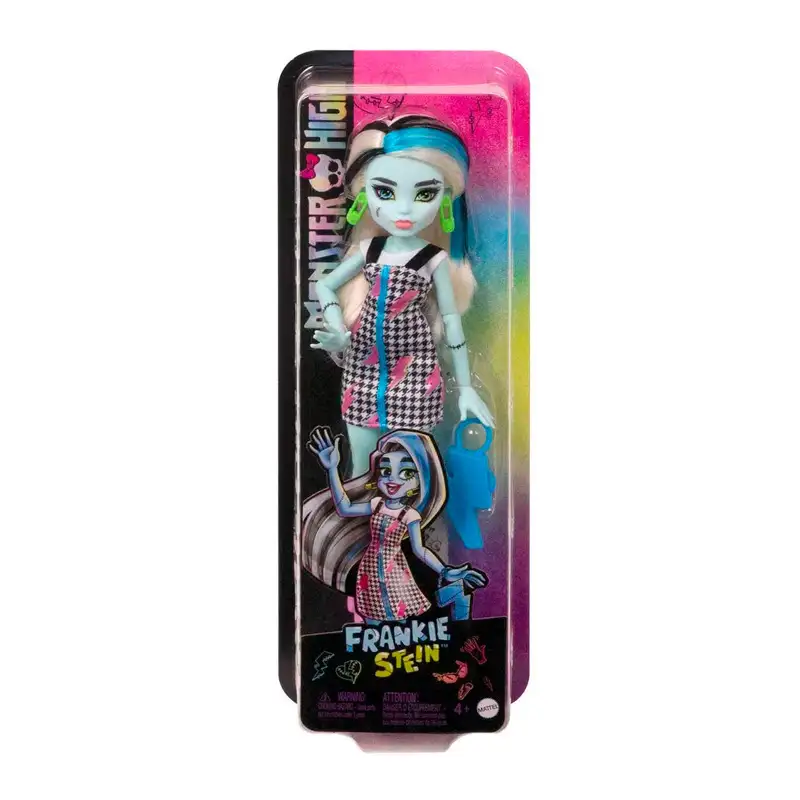 Mattel Monster High Hky76 Muñeca Frankie Articulada Con Accesorios