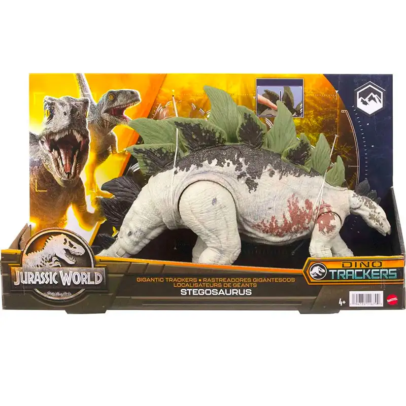 Mattel Jurassic World Hlp24 Figura Dino Trackers Stegosaurus