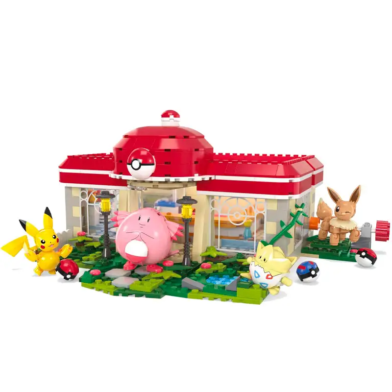 Mattel Mega Construx Hnt93 Pokémon Center Bosque