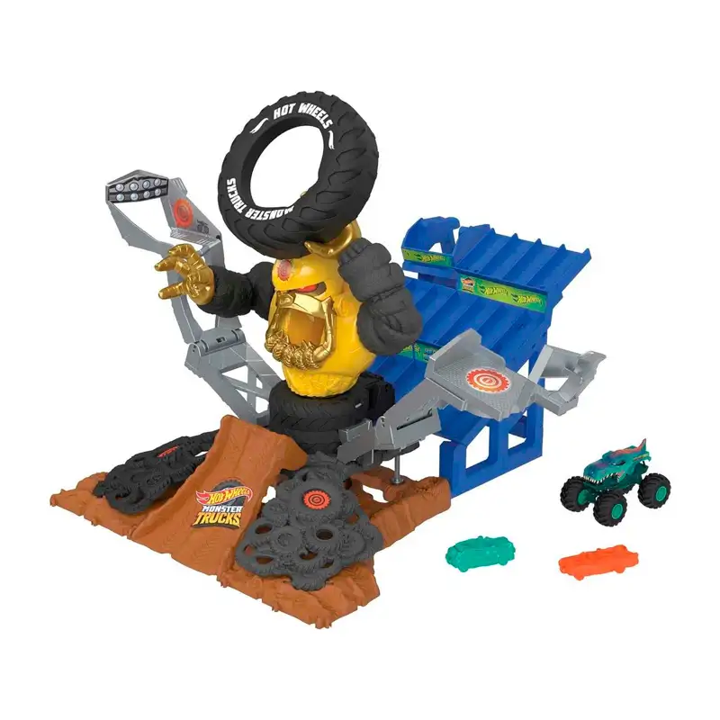 Mattel Hot Wheels Hpn71 Set Monster Trucks Arena Campeonato Mundial