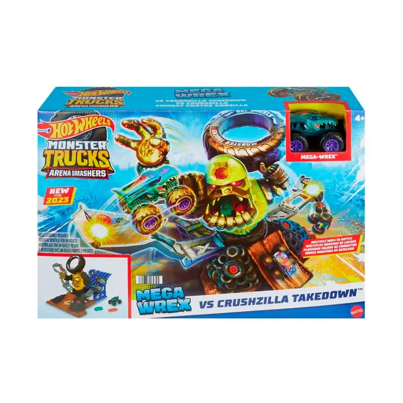 Mattel Hot Wheels Hpn71 Set Monster Trucks Arena Campeonato Mundial