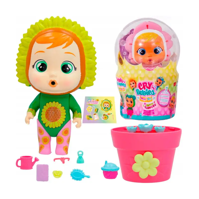 Boing Toys Cry Babies 916265 Bebe Llorona Happy Flowers Surtido