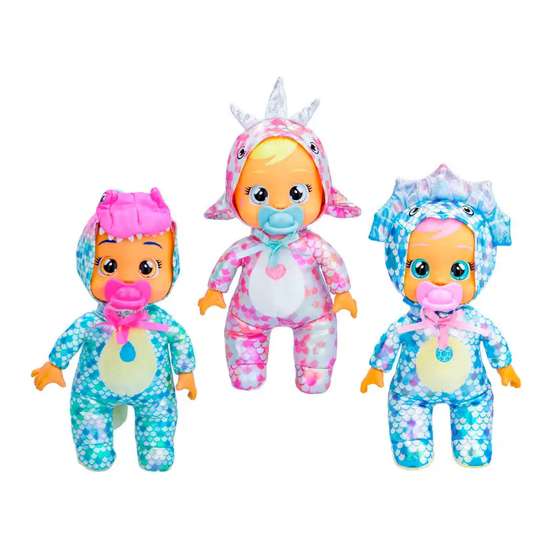 Boing Toys Cry Babies 905252 Bebé Llorona Tiny Cuddle Dino Surtido