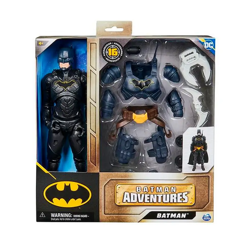 Spin Master Dc Comics 6067399 Aventuras Figura Batman 12 Plg