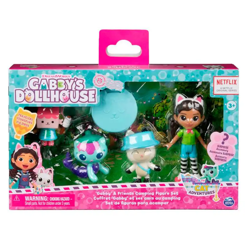 Spin Master Gabby´S Dollhouse 6067225 Set De Figuras Para Acampar