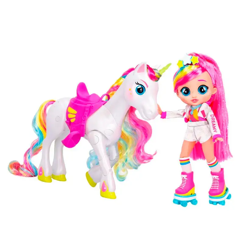 Boing Toys Cry Babies 87798 Bff Muñeca Set Dreamy Unicornio & Rym