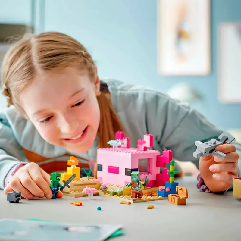 Lego Minecraft 21247 La Casa Del Ajolote