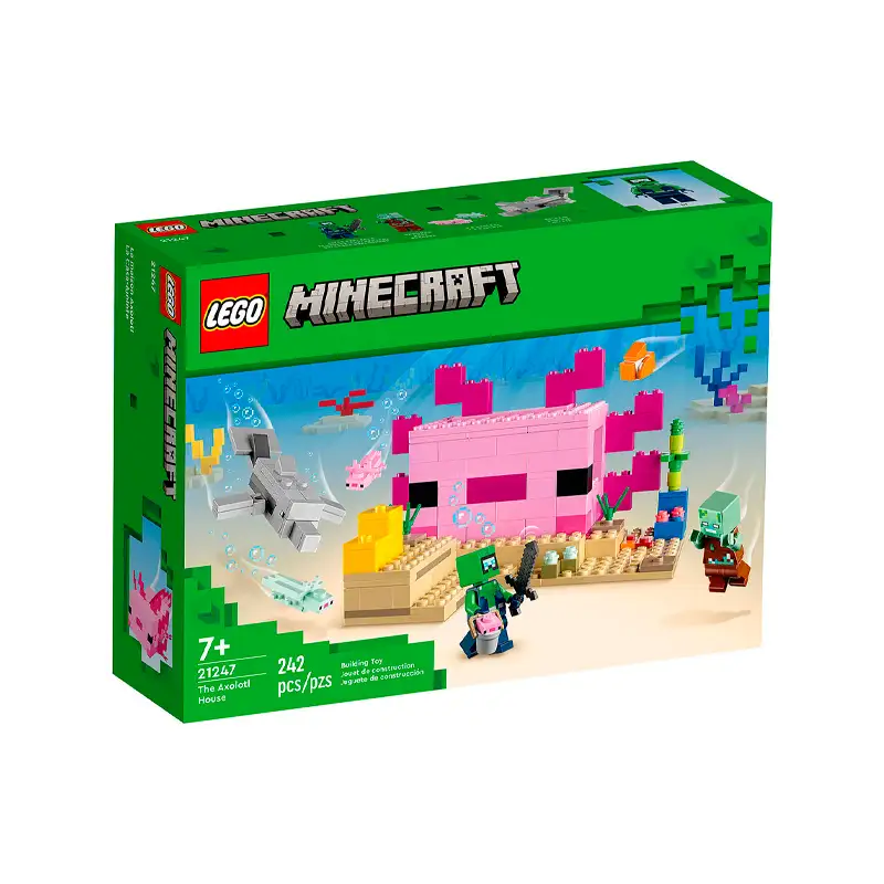 Lego Minecraft 21247 La Casa Del Ajolote