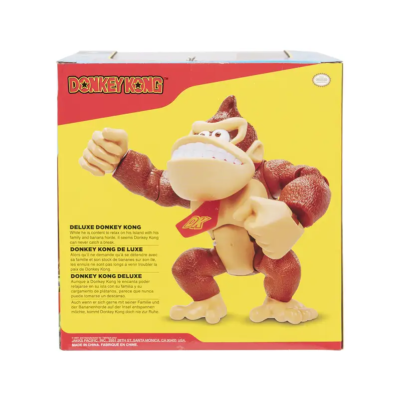 Jakks Pacific Nintendo 76198-4L Figura Donkey Kong Deluxe