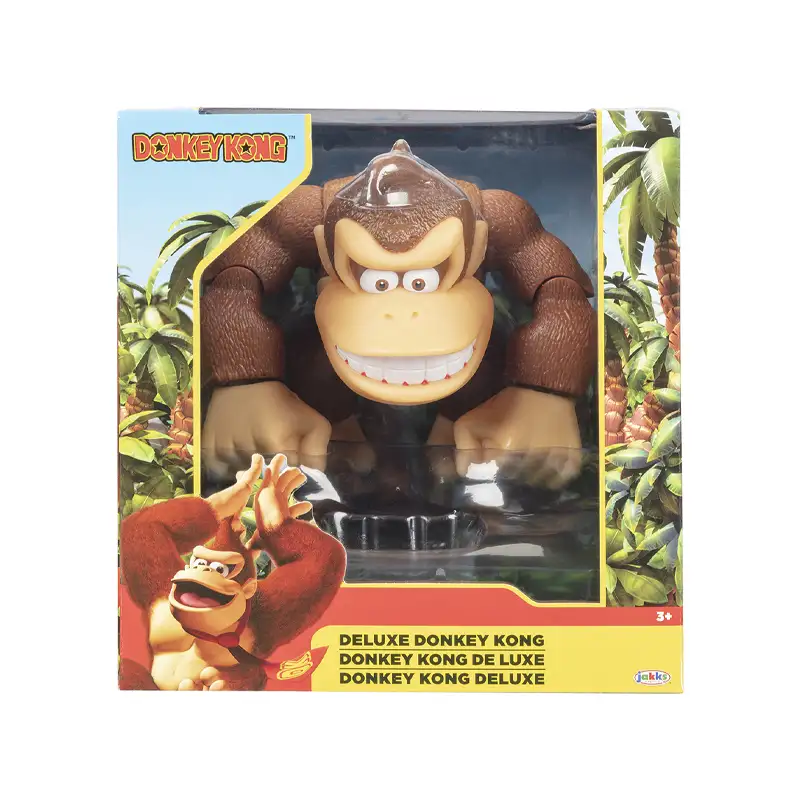 Jakks Pacific Nintendo 76198-4L Figura Donkey Kong Deluxe