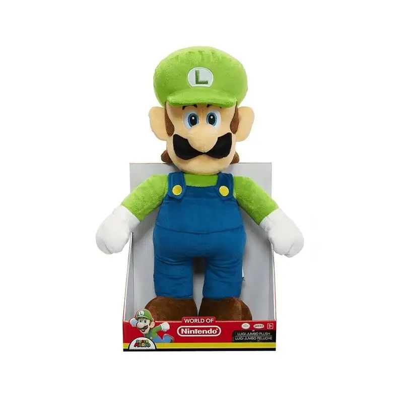 Jakks Pacific Nintendo 64457-4L Peluche Jumbo Luigi 20 Plg