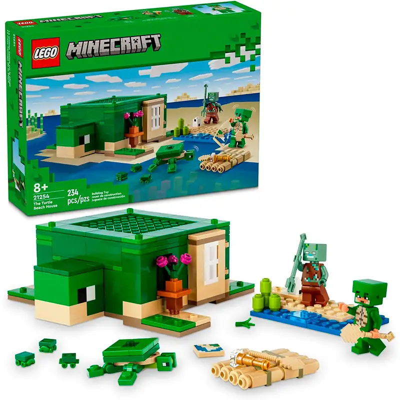 Lego Minecraft 21254 La Casa De La Playa De Las Tortugas
