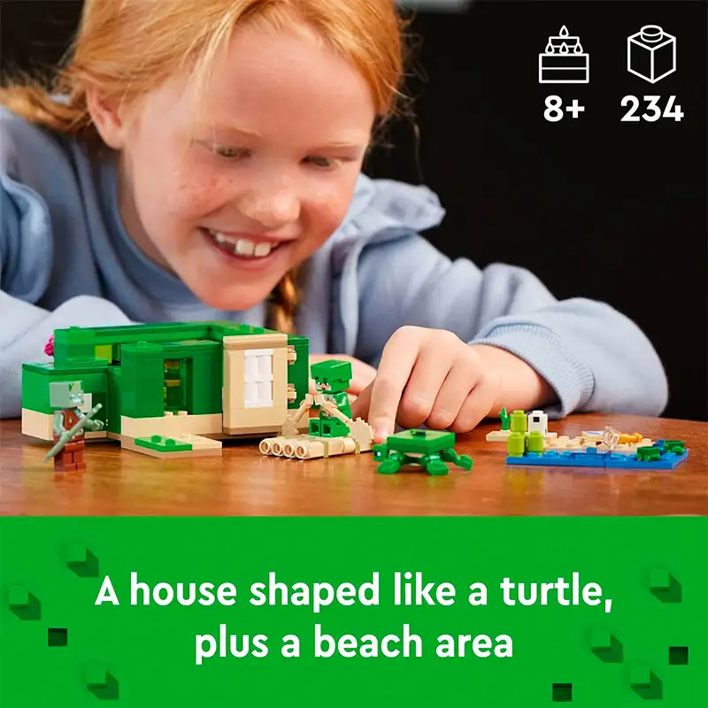 Lego Minecraft 21254 La Casa De La Playa De Las Tortugas