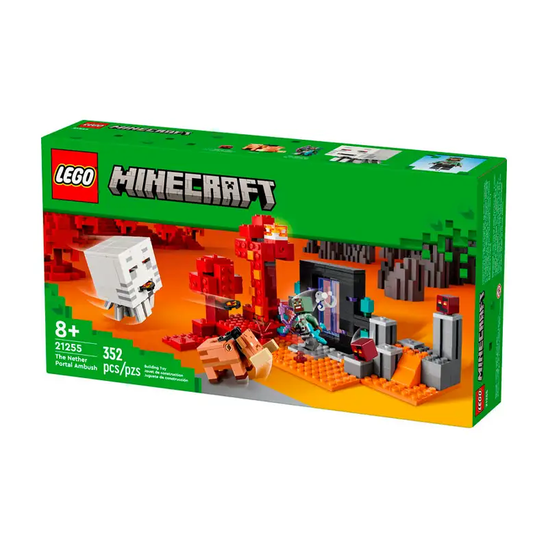 Lego Minecraft 21255 La Emboscada Del Portal Inferior