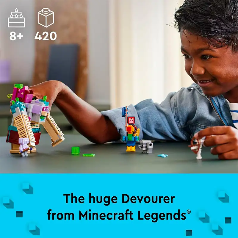 Lego Minecraft 21257 El Enfrentamiento Del Devorador