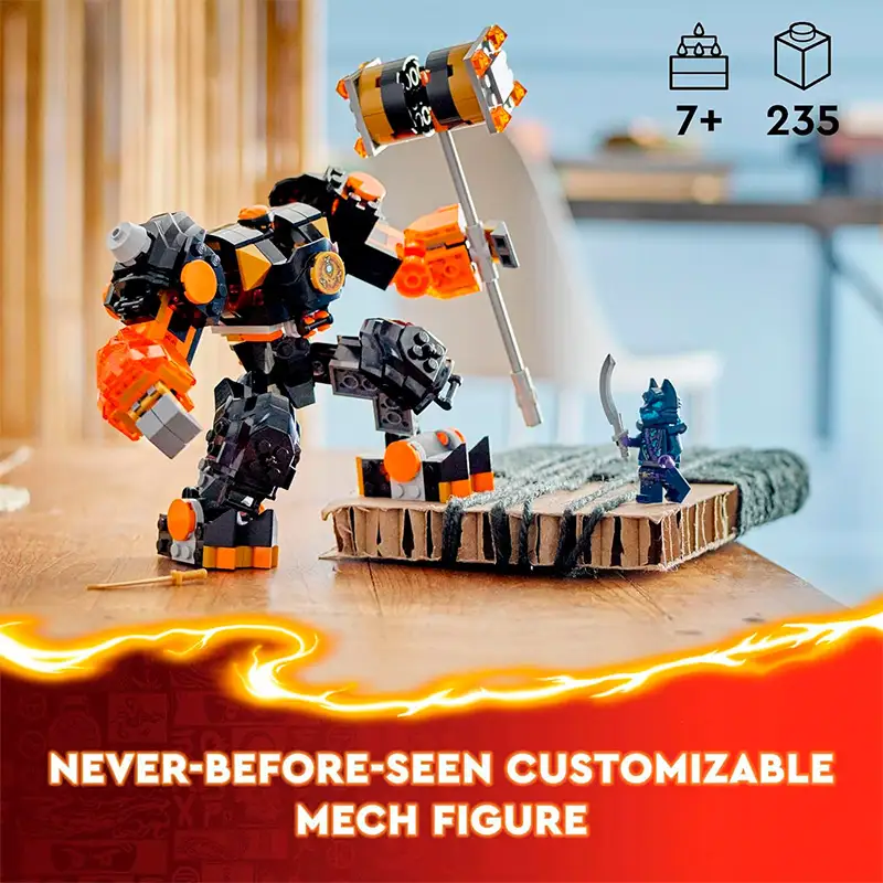 Lego Ninjago 71806 Mecha Terrestre Elemental De Cole