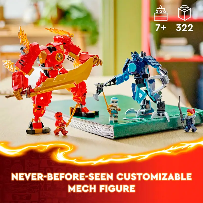 Lego Ninjago 71808 Mecha De Fuego Elemental De Kai