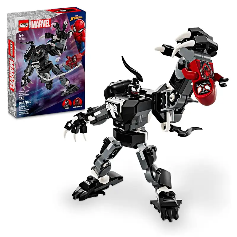 Lego Spider-Man 76276 Armadura Mecánica De Venom Contra Miles Morales