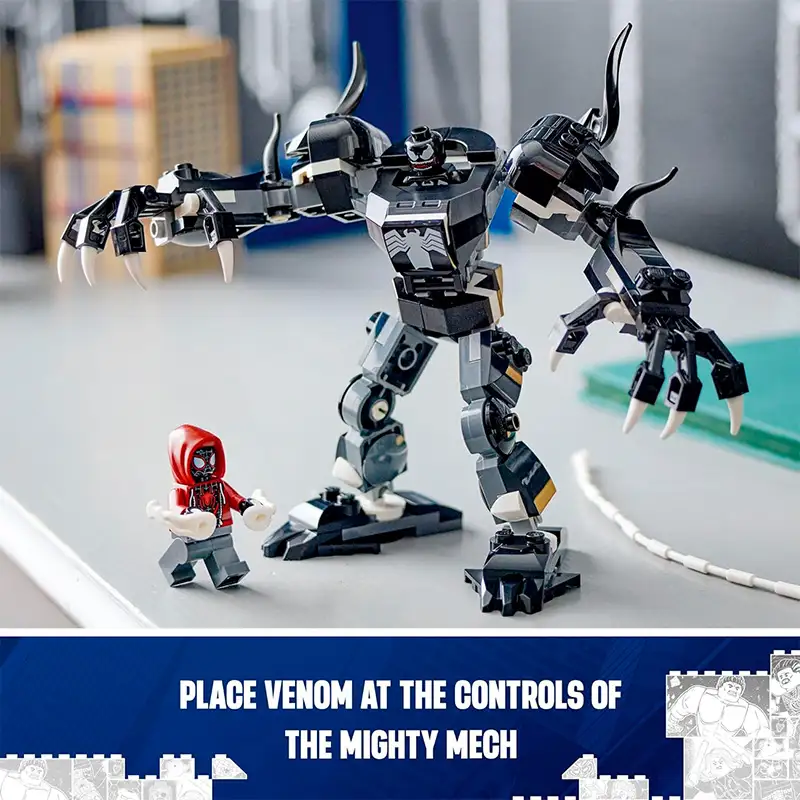 Lego Spider-Man 76276 Armadura Mecánica De Venom Contra Miles Morales